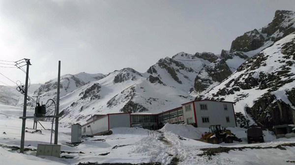青海銅鑫礦業(yè)有限公司礦區下雪了